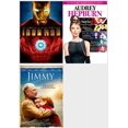 thumbnail image 1 of Assorted 4 Pack DVD Bundle: Iron Man, Audrey Hepburn 5-Film Collection, Jimmy, Shazam!, 1 of 5