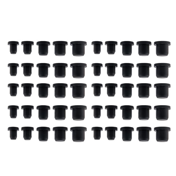 Assorted 50PCs Silicone Bottle Caps, Heat & Secure Seal for Tubes, Beverages, Labs
