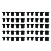 Assorted 50PCs Silicone Bottle Caps, Heat & Secure Seal for Tubes, Beverages, Labs