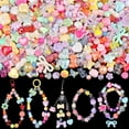 thumbnail image 1 of Assorted Acrylic Beads, 170-230PCS Mixed Colors Cute Beads for Bracelet Making, Aesthetic GummyBear Bow Flower Butterfly Kawaii Charms for Jewelry Making DIY Necklace Keychain Phone Charm, 1 of 12