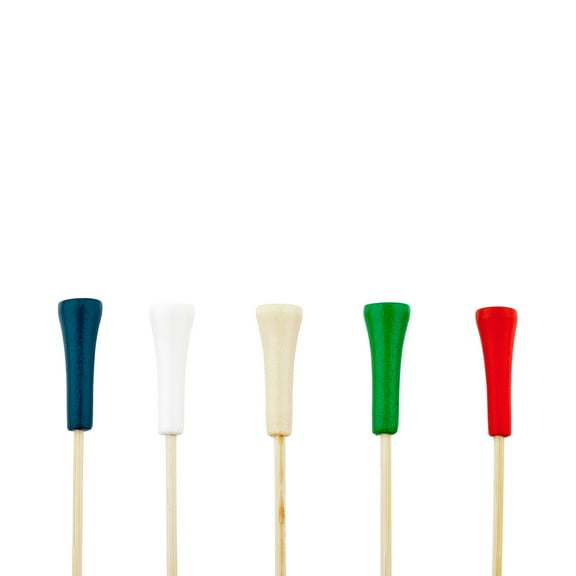 Assorted Bamboo Golf Tee Pick - 4" - 1000 count box