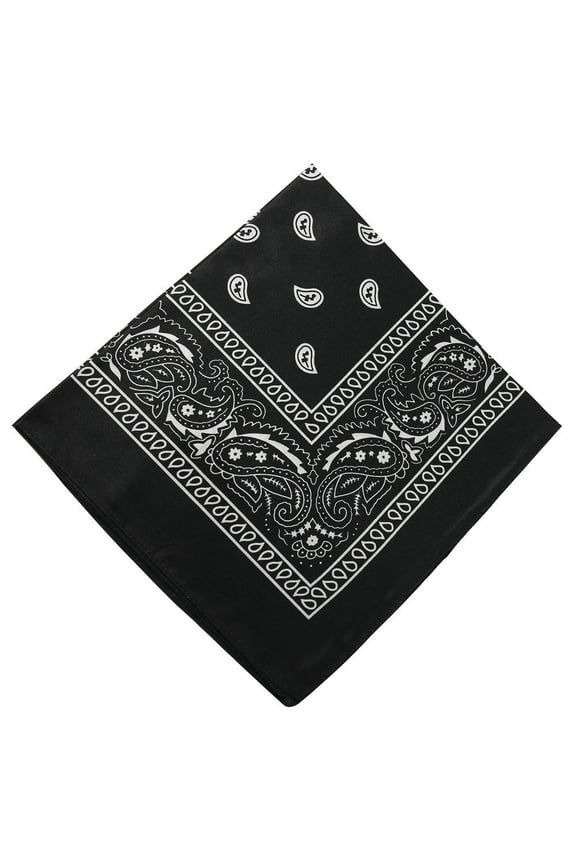 Assorted Bandanas Cotton Novelty Double Sided Print Paisley Cowboy Bandana Party Favor Scarf Headband Handkerchiefs