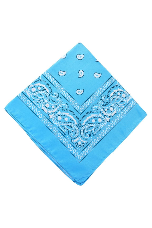 Assorted Bandanas Cotton Novelty Double Sided Print Paisley Cowboy Bandana Party Favor Scarf Headband Handkerchiefs