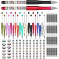 Assorted Bead Pens, Light And Smooth Beadable Pen, Roller Bead Pen