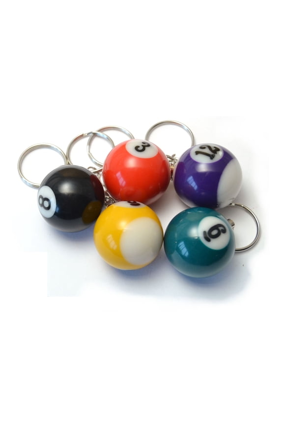 Assorted Billiard Ball Key Chain (32 pcs.)