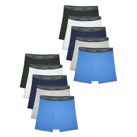 Assorted Boxer Briefs, Super Value 10 Pack (Little Boys & Big Boys)