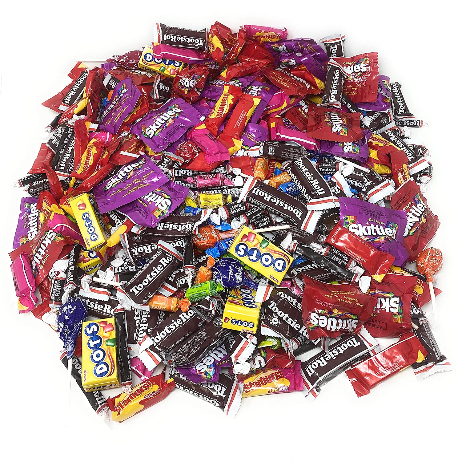 Assorted Bulk American Candy 11.25 Lb Starbursts Favereds And Skittles 