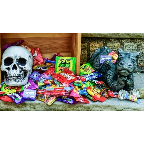 Assorted Bulk Candy Variety Pack-10 Flavors 5 Lbs Individually Wrapped Mixed Candy, Pinata Candy Bags, Fruit Mix Candy Packs For Classroom, Office, Birthday Parties, Kids, College Students & Adults