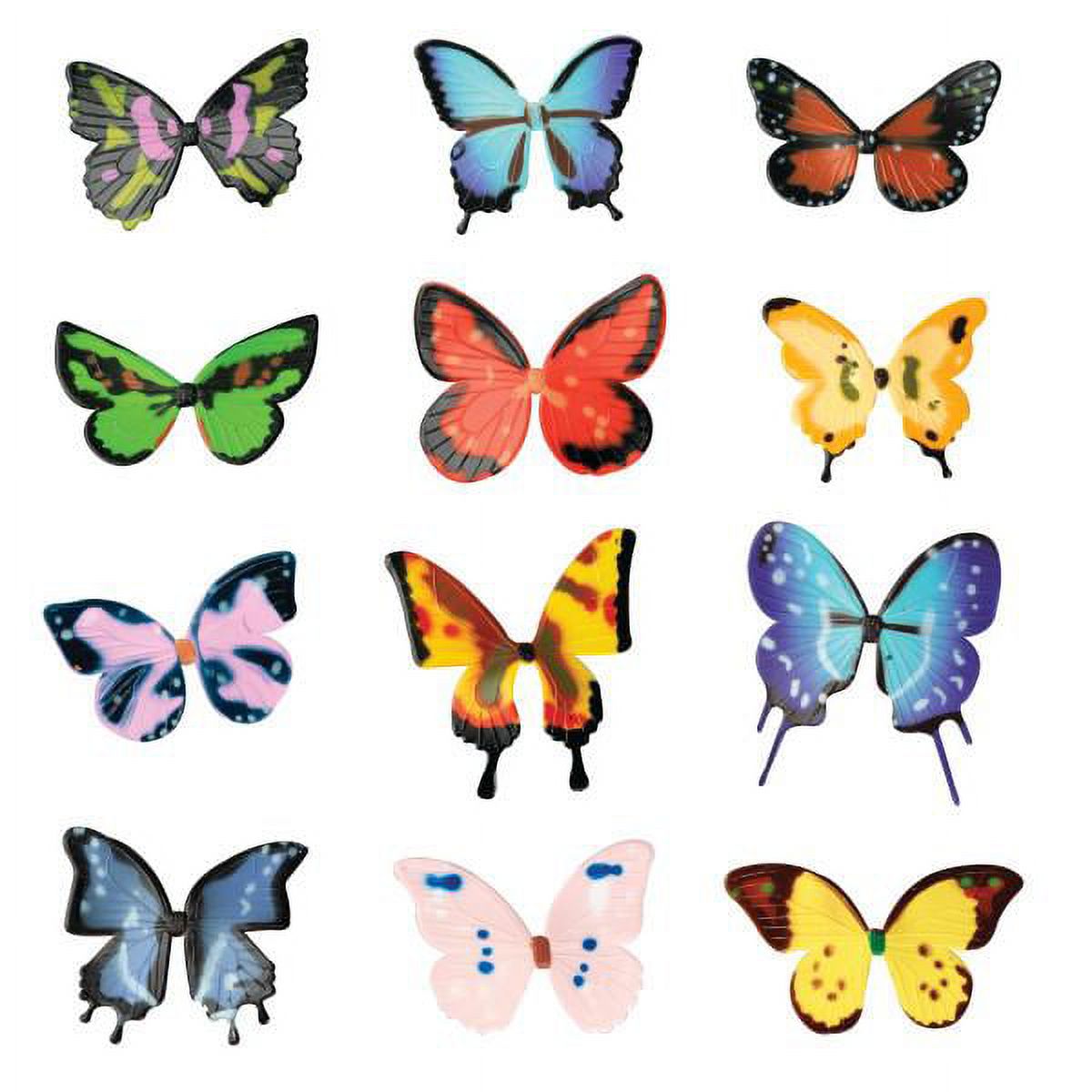 Assorted Butterflies Layon 12ct - Walmart.com