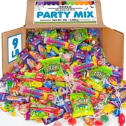Dooboe Assorted Candy Mix, 9 lb Bulk Halloween Individually Wrapped Candy Variety Pack for Piñatas, Goodie Bags, Candy Bowls, Party Favors & Events