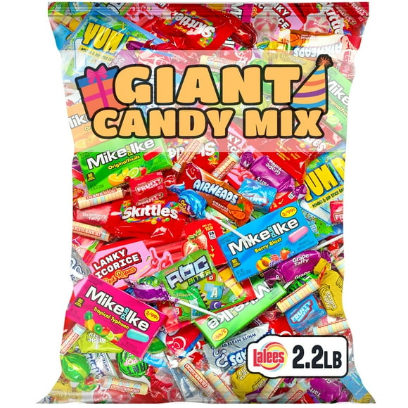 Assorted Candy - Bulk Candy - 2.2 Pounds - Fun Size Pinata Stuffers - Parade Variety Pack - Lalees
