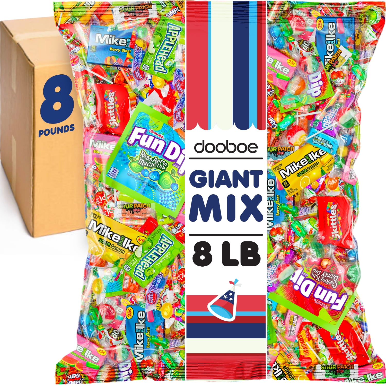 Assorted Candy Bulk - Patriotic Pinata Candies - 8 Pounds - Patriotic ...