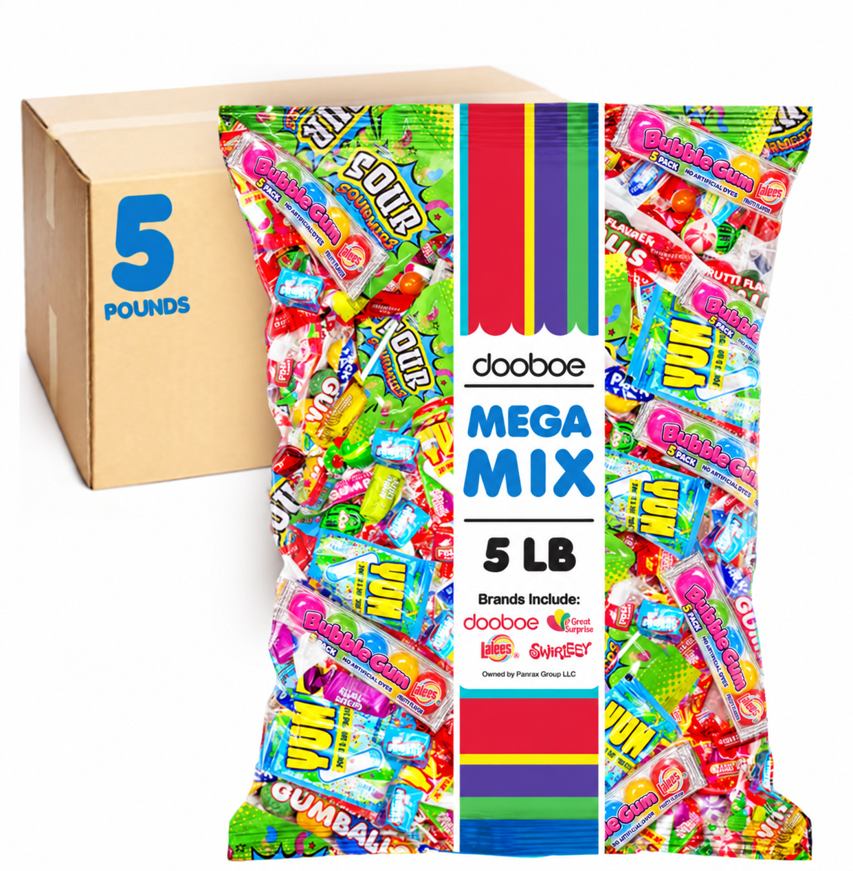 Dooboe Assorted Candy Bulk 5 Pounds Party Pack Piñata Mix Variety