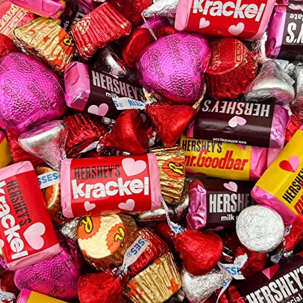 Assorted Candy KISSES, Butter Hearts, 2 Pound Bag