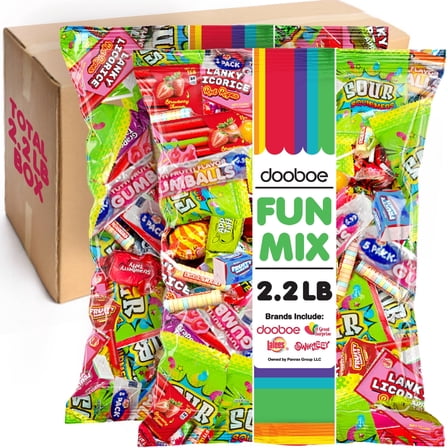 Assorted Candy Mix - Bulk Candies - 2.2 Pounds - Individually Wrapped - Valentines Day Candy - Parade Party Pack - Pinata Goodie Bag Stuffers - A Great Surprise