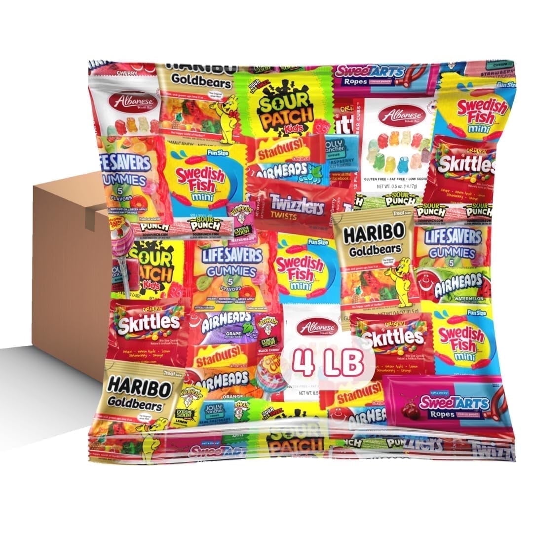 Assorted Candy Variety Pack - Individually Wrapped Party Candy