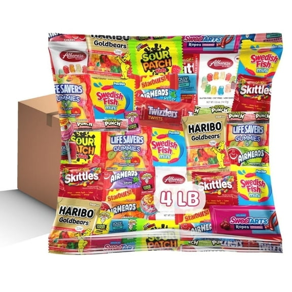Assorted Candy Variety Pack - Individually Wrapped Party Candy Assortment - Candy For Every Occasion! (64 Ounces)