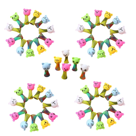 Assorted Cartoon Jumping Sprites Set Entertaining Mixed Cartoon Elves Birthday Parties Favors for Growing Children