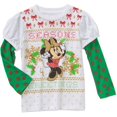 thumbnail image 1 of Assorted Characters Toddler Girl Long Sleeve Hangdown Tee, 1 of 1