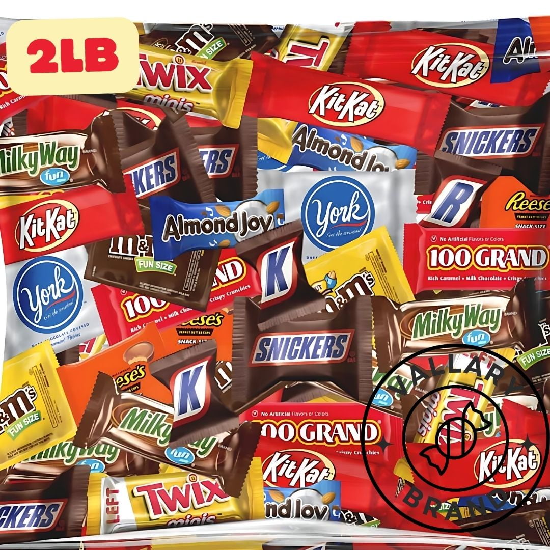 Assorted Chocolate Candy Variety Pack, Bulk Chocolates, Chocolate Candy Selection, Tasty Mix (2lb) by Vallary