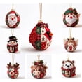 thumbnail image 1 of Assorted Christmas Ball Ornaments - Festive Designs for Holiday Decor, Durable Construction, Perfect for Tree, Wreath, and Garland Display, 1 of 5