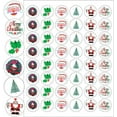thumbnail image 1 of Assorted Christmas Envelope Seals - 1.2" Holiday Stickers - 144 Circle Stickers25184, 1 of 1