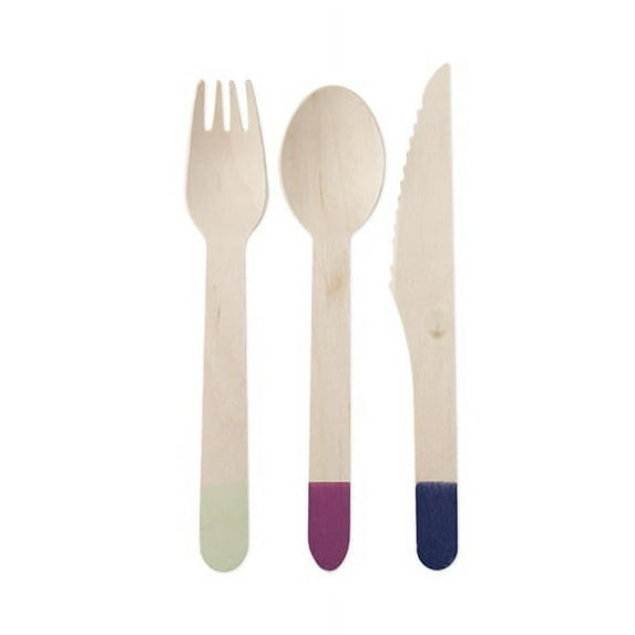 Assorted Color Dip Flatware by Cakewalk