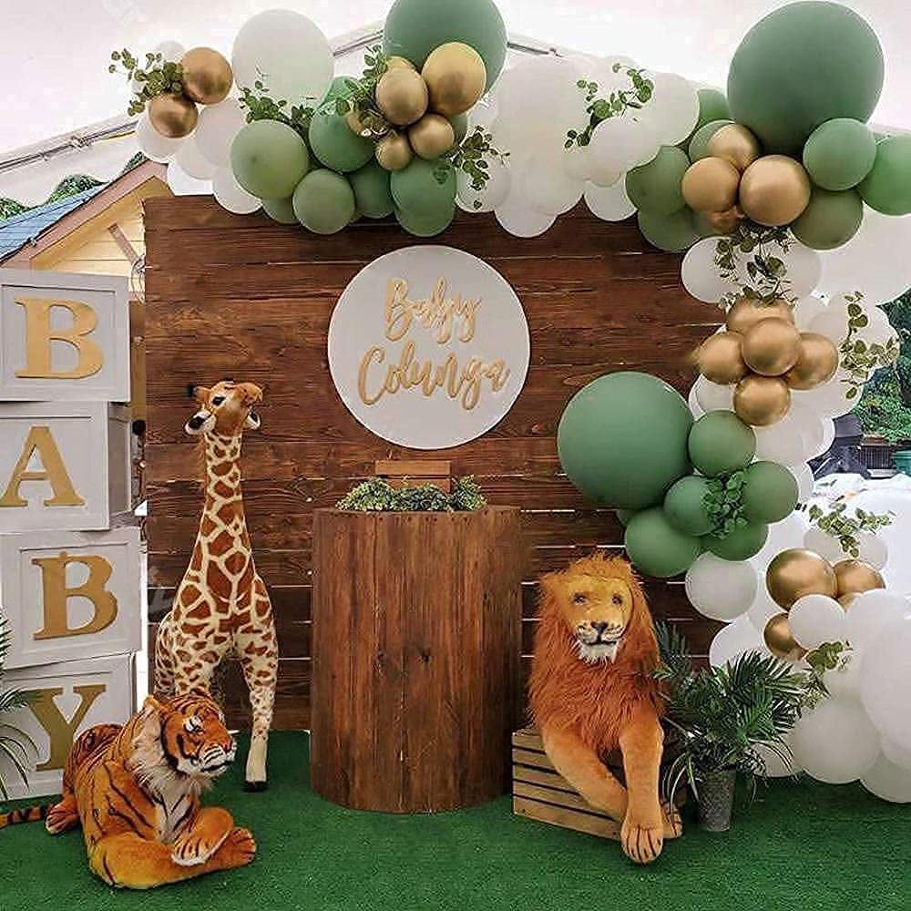 décoration ballon-balloon decoration baby shower #mongolfiere