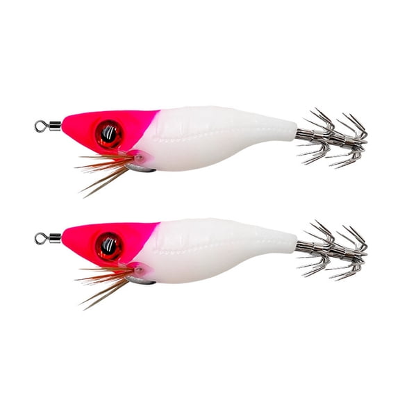 Assorted Color Round Belly Fishing Baits Artificial Squid Jigs Lures Baits with Shrimp Designs for Effective Fishing