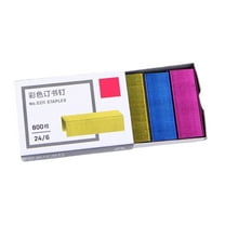 Assorted Color Staple 12 Gauge Metal Fasteners For Document Paper Organization