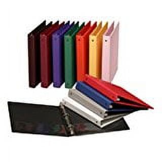 Assorted Colors 3-Ring Binders, 2 inch Capacity, 8.5 x 11, Case of 9