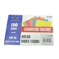 thumbnail image 1 of Assorted Colors 4" x 6" Inches Ruled Index Cards: 100CT, 1 of 5