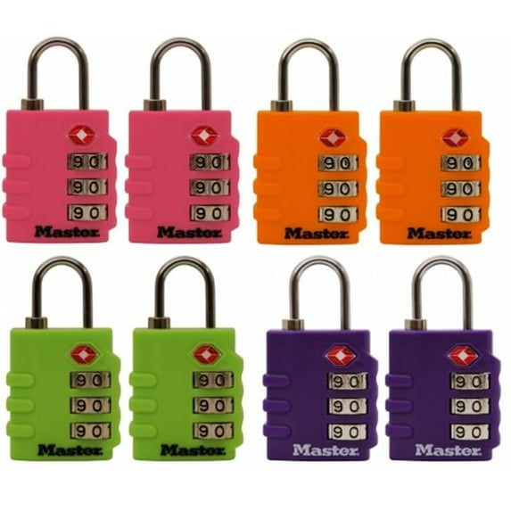 Assorted Colors Luggage Locks
