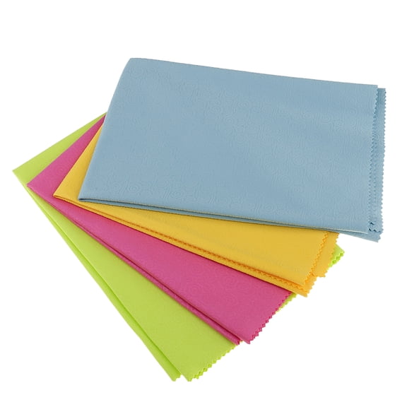 Assorted Colors Microfiber Cleaning Cloths 40x40cm Microfiber Glasses Cloth for Cleaning Eyeglasses Cell Phones Screens Glasses