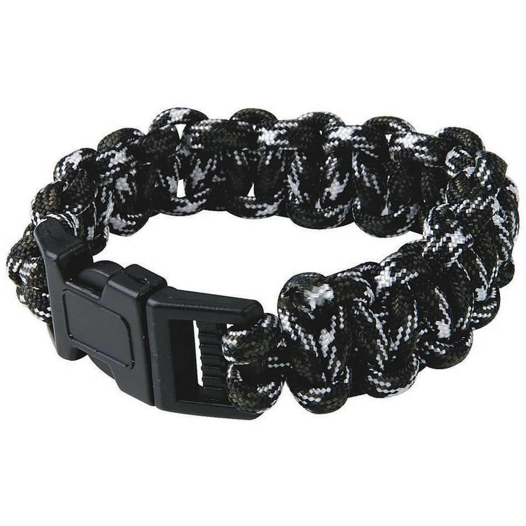 (Price/24 /Pack)Pepperell Assorted Colors Parachute Cord Bracelet Craft Kit