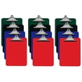 thumbnail image 1 of Assorted Colors Plastic Clipboards, 12 Pack, Durable, 12.5 x 9 Inch, Standard Metal Clip, by Better Office Products, (3 Each of Black, Red, Blue, Green), Set of 12, 1 of 3