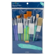 Hello Hobby 25-Piece Assorted Craft Paint Brush Set for Art Projects