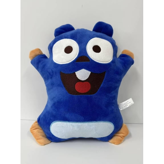 Assorted Cute & Spooky Stuffed Plush Figures Blue Fluffy Beast Brown Forest Bear Red Square Devil White Blob Rainbow Monster Piano Dinosaur Bunny Alien TV Robot Bone Bow Flower Jester Fruit Insect Cl