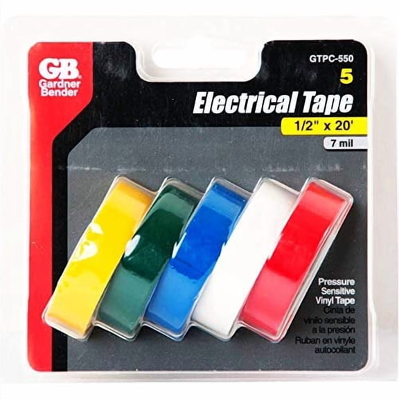 Gardner Bender Assorted Electrical Tape Set - Multicolor - Set of 2