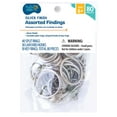 thumbnail image 1 of Hello Hobby Assorted Metal Silver Findings, 80 Pieces, 1 of 4