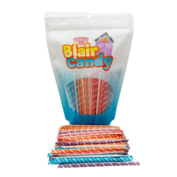 Assorted Flavors Silly Stix (300 ct.) - Sour Powdered Candy Straws - Grape, Orange, Cherry, Tropical Punch Powdered Candy