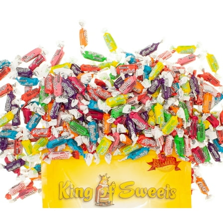 Assorted Flavors Tootsie Fruit Chews 1 Pound Individually Wrapped Candy in a Resealable King of Sweets Bag