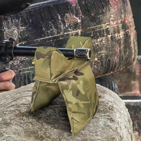 Assorted Foot Bag Camouflage Patterned Filled Sandbag Outdoor Tactical Mini Shooting Rest Bag for CS Training and Shooting Support Accessories Hand-Made Knitted Footbag Sack Assorted Foot Bag