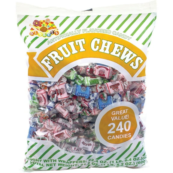 Assorted Fruit Chews, 240 Count