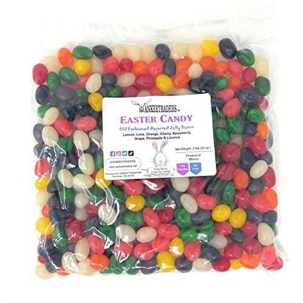 Assorted Fruit Flavored Jelly Beans, 2 Pound Bag, Spring, Easter