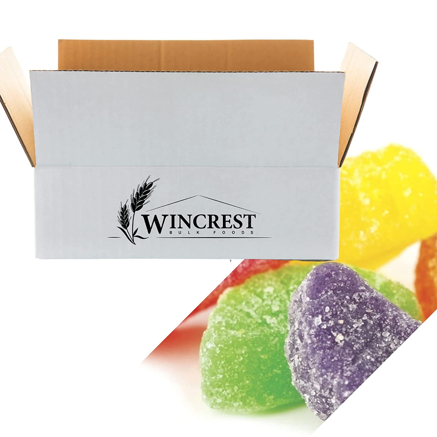 Assorted Fruit Jelly Slices 5 Lb Case