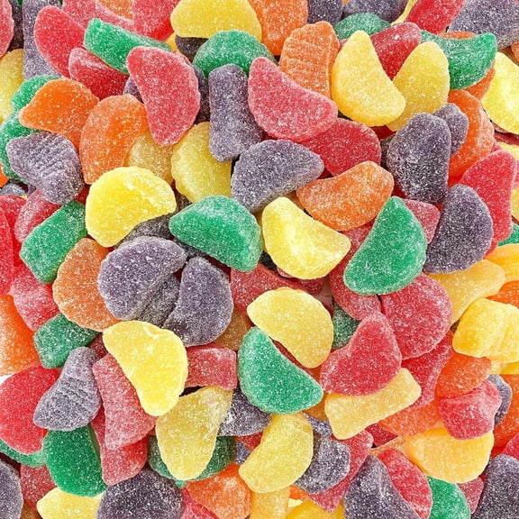 Easter Assorted Fruit Slices Jelly Candy (2 Pound Bag)