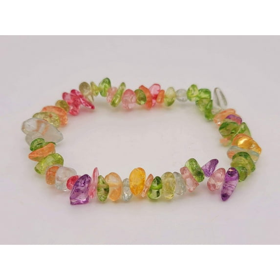 Assorted Gemstone Natural Healing Bracelet Chip Bracelet