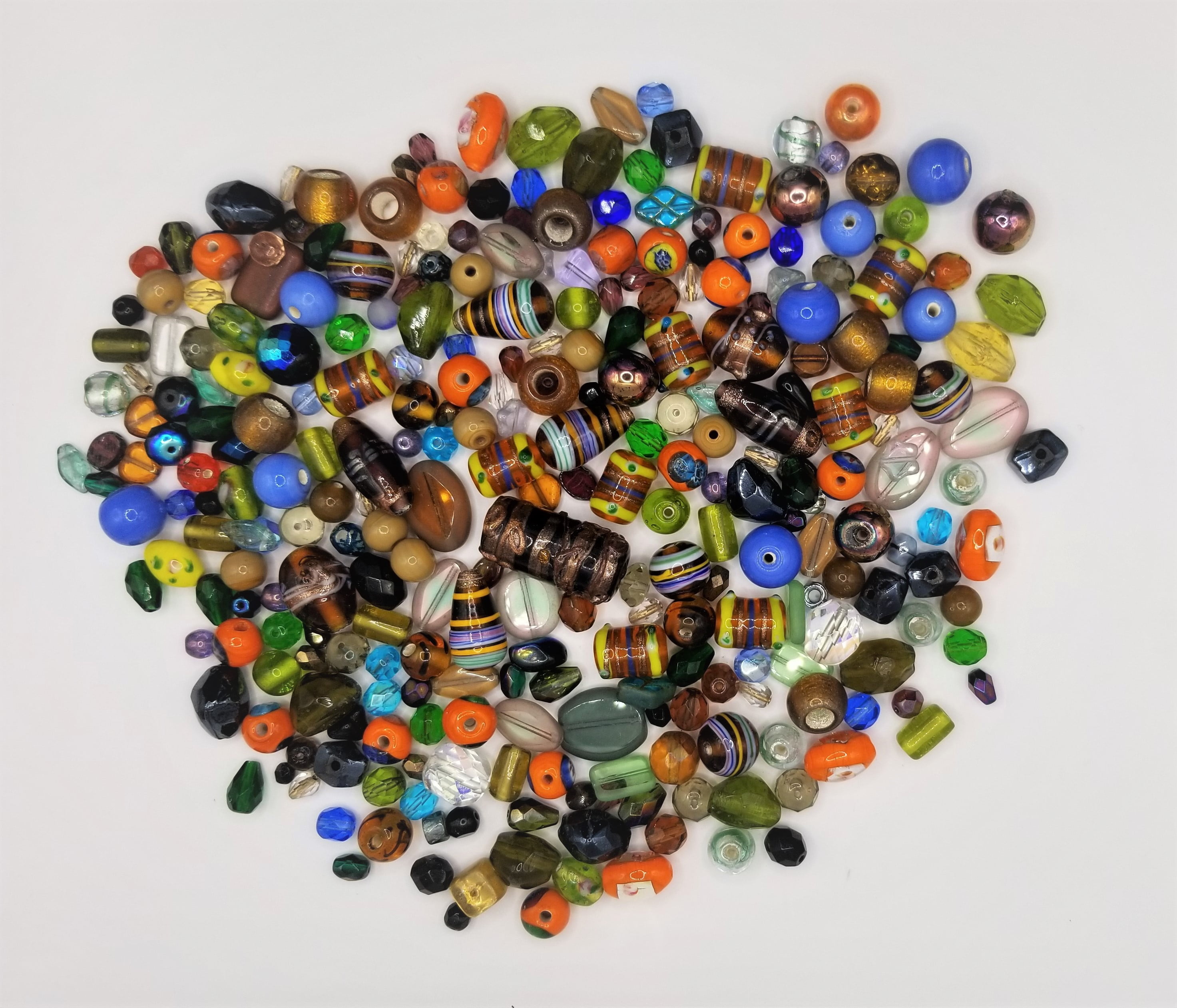 Assorted glass beads bulk store