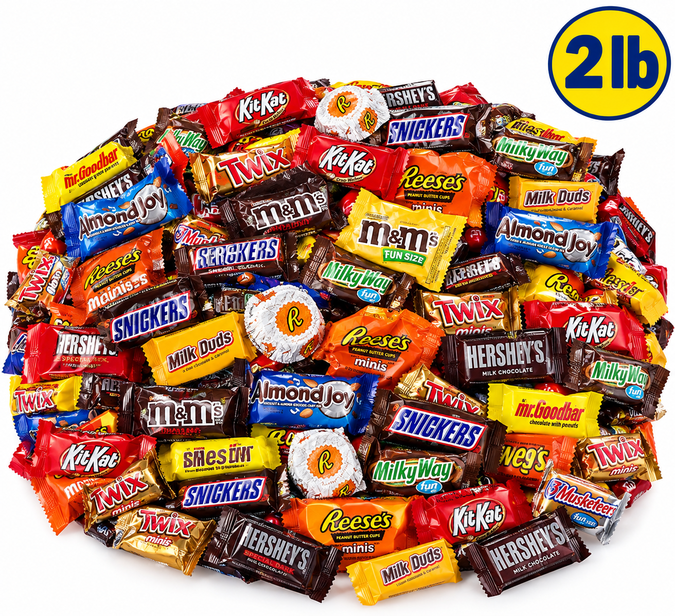 Assorted Halloween Candy Variety Pack 2 lb, - Individually Wrapped ...